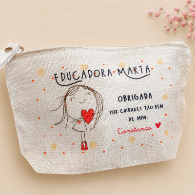 Necessaire Personalizado para Educadora/Professora 🤍