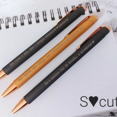 Canetas especiais para o PAI