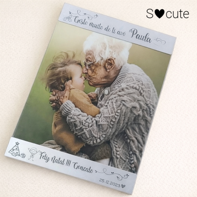 Moldura "Gosto muito de ti avó"