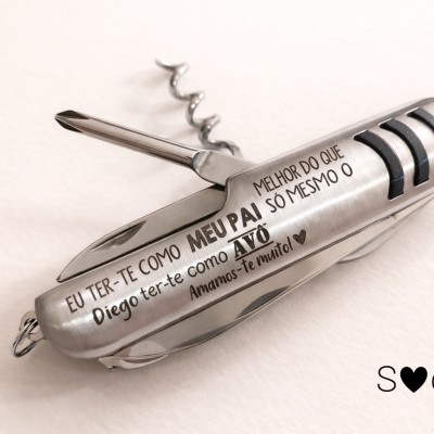 Canivete Multiusos Personalizado – Pai / Avô