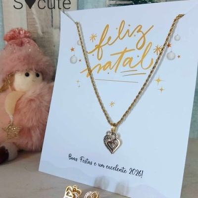 Bijuteria de Natal - conjunto