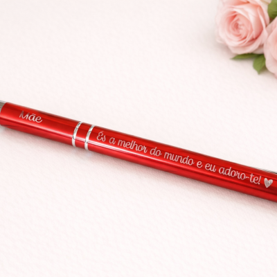 Caneta e Estojo Personalizados para Mãe – Um Presente Cheio de Amor