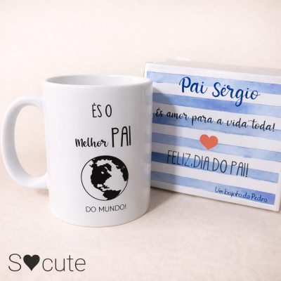 Caneca Personalizada “És o Melhor Pai do Mundo”