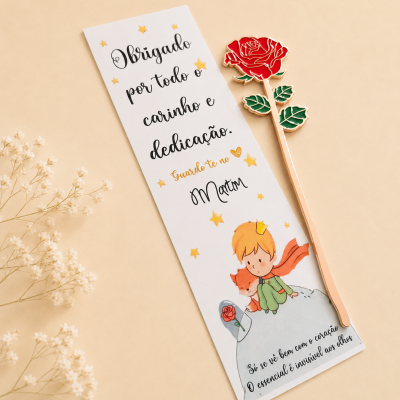 Marcador de Livro Personalizado – Coleção Principezinho