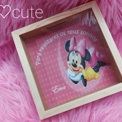 Quadros mealheiro da Minnie - vários