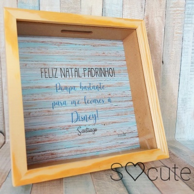 Quadro mealheiro Padrinho