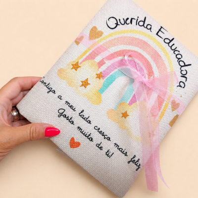 Saco Personalizado para Educadoras, Professoras e Auxiliares 🌈