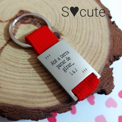 Porta-chaves namorado(a) - PERSONALIZE