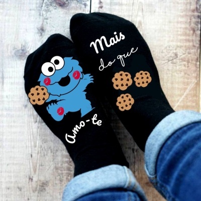 Meias - Amo-te mais do que bolachas