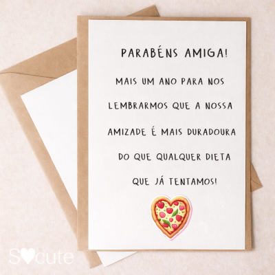 Postal de aniversário - Mais um ano para nos lembrarmos...