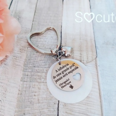 Porta-chaves professora