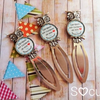 Marcador de livro coruja