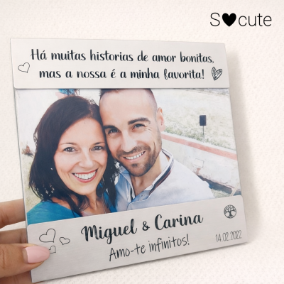 Moldura história de amor