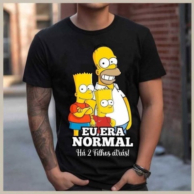 T-Shirt  Dia do Pai - Simpsons