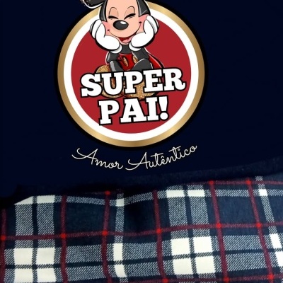 Pijama  Super Pai - Mickey (ou outros)