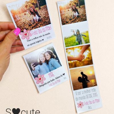 Ímanes Personalizados Dia da Mãe com Foto e Mensagem – Presente Único