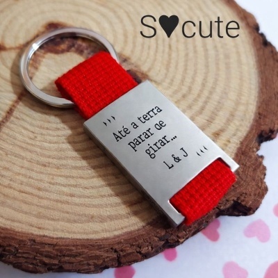 Porta-chaves namorado(a) - PERSONALIZE