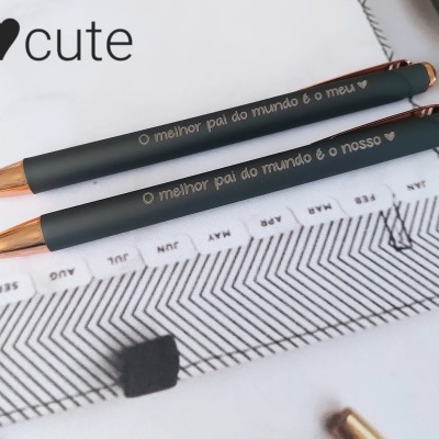 Caneta "O melhor pai do mundo é o meu/nosso"