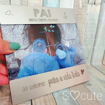 Moldura PAI juntos criamos memórias