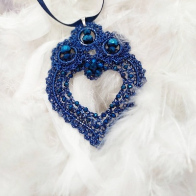 Colar Coração Cristal