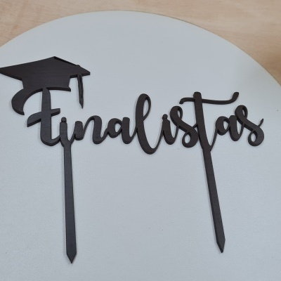 Topo de Bolo: "Finalista(s)"