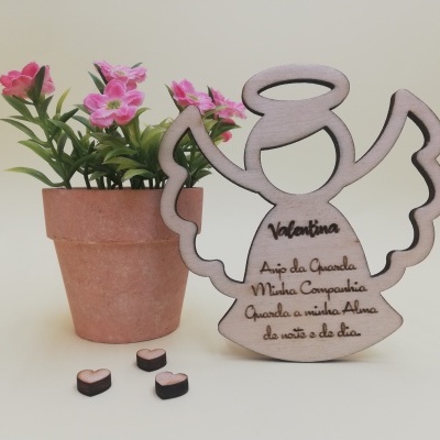 Anjo da Guarda para o quarto de bebé