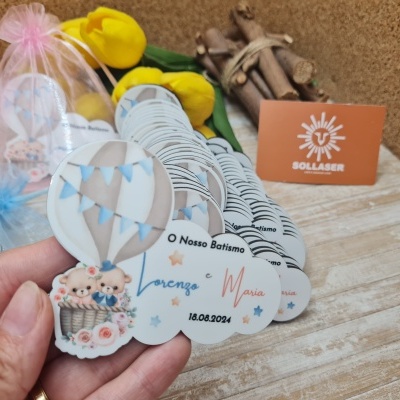 Lembrança Ursinhos no Balão para irmãos