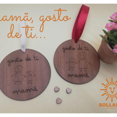 Marcador "Dia da Mãe" - Totalmente personalizado