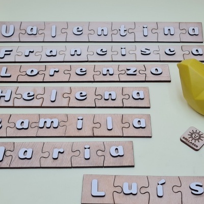 Puzzle - Nome de criança