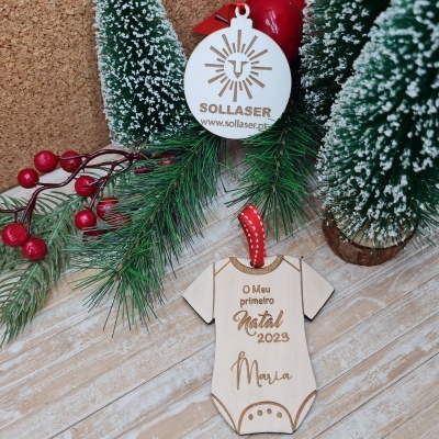 Pendente: Body " O meu primeiro Natal"