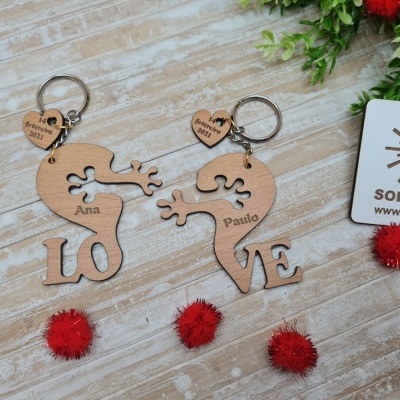 Porta -chaves  "Abraço"