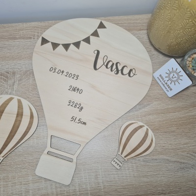 3 Balões de Ar quente ( Decoração de Parede)