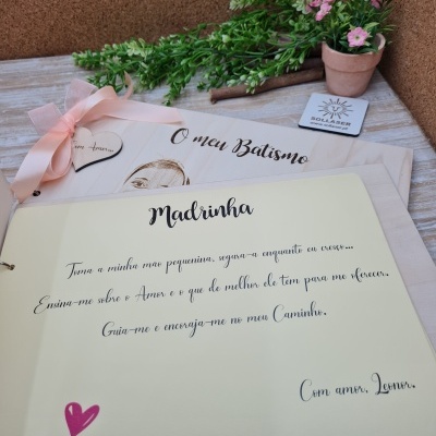 Livro/ Álbum Fotogravação Padrinhos