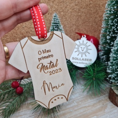 Pendente: Body " O meu primeiro Natal"