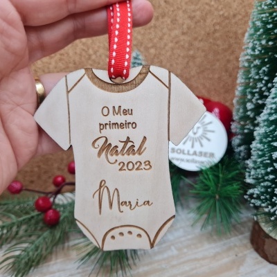 Pendente: Body " O meu primeiro Natal"