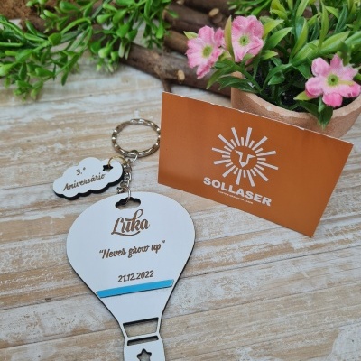 Porta-chaves Balão para Aniversário ou Cerimónia