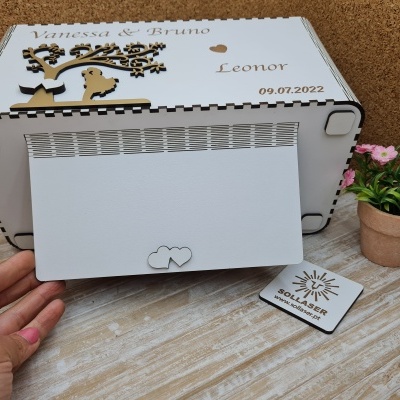 Caixa de ofertas tema: Árvore dos Noivos