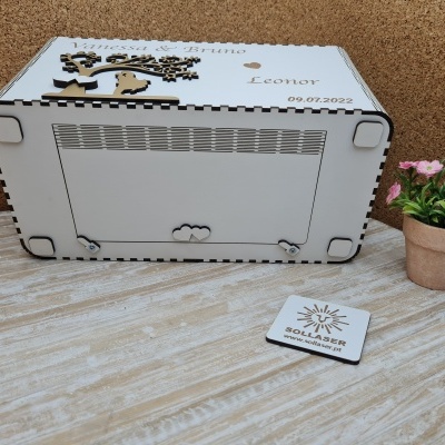 Caixa de ofertas tema: Árvore dos Noivos