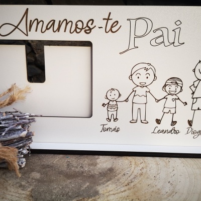 Moldura "Dia do Pai - Filhos"