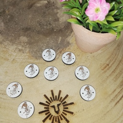 Botões Personalizados - Logótipo das Empresas