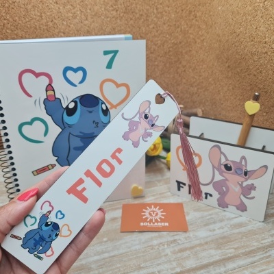Material escolar: " Lilo e Stitch and Angela"