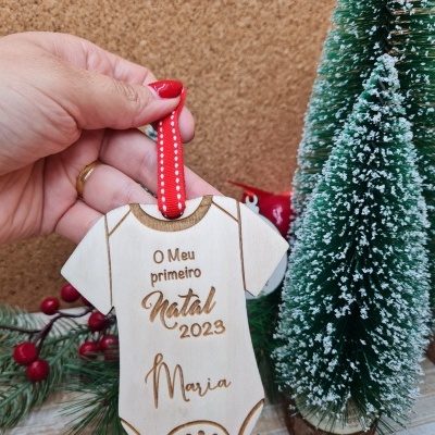 Pendente: Body " O meu primeiro Natal"