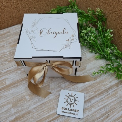 Caixa "Obrigada"