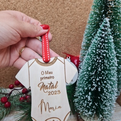 Pendente: Body " O meu primeiro Natal"