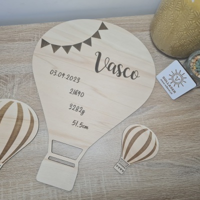 3 Balões de Ar quente ( Decoração de Parede)