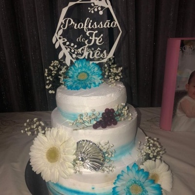 Topo de Bolo: " Profissão de Fé do(a) Nome"