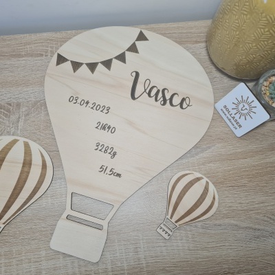 3 Balões de Ar quente ( Decoração de Parede)