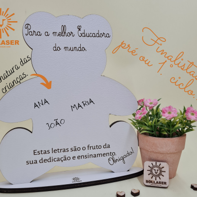 Urso para assinaturas de crianças