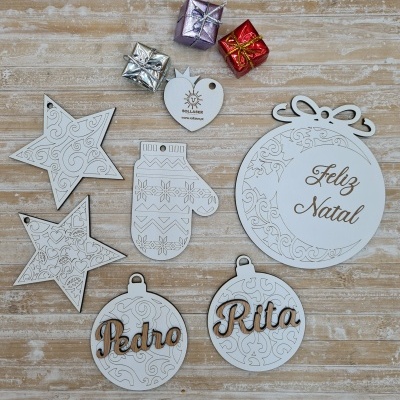 Conjunto " Adornos Natalícios"