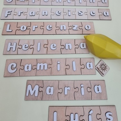 Puzzle - Nome de criança
